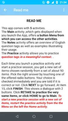 English Question Tags android App screenshot 11