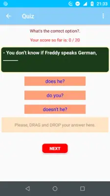 English Question Tags android App screenshot 13