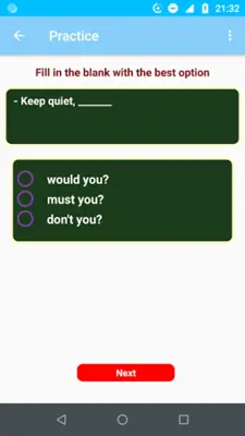 English Question Tags android App screenshot 15