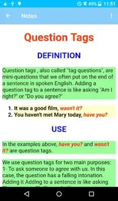 English Question Tags android App screenshot 3